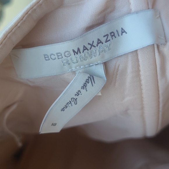 BCBG Runway Cocktail Dress (Purple&Tan) 👚 ✨️ - Picture 5 of 12